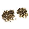 100 Pack 8 X 8mm Iron Double Cap Rivets for DIY Leather Crafts, Repairs and Decorations (Bronze) view 2