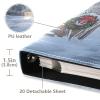 Christmas Snow Road Photo Album Large Picture Albums Photo Book Scrapbook Leather Cover for 4x6 6x8 Photos Wedding Family Photo Album for Memories Vacation Anniversary Travel view 4
