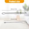 Runsgo DIY Rope Threader Clip,2024 New Sewing Clips Drawstring Threader Tool Set,for Drawstring Replacement for Hoodies, Shorts, Pants (B*4) view 2