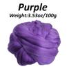 pson 3.53oz/100g Chunky Polyester Yarn, Light Purple Soft Roving Yarn, Merino Style Bulky Yarn for Hand Knitting, Crocheting, DIY Projects view 2