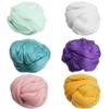 pson 3.53oz/100g Chunky Polyester Yarn, Light Purple Soft Roving Yarn, Merino Style Bulky Yarn for Hand Knitting, Crocheting, DIY Projects view 3