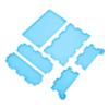 CORHAD Jumbo Domino Mold Jewelry Box Mould DIY Accessory Non-Stick Silicone Easy Demould Perfect for Beginners view 1