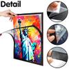 SKRYUIE 16x20 Inch Diamond Art Kits for Adults Frames - Magnetic Self-Adhesive, 6-Pack (Black) - Perfect for 14x18 Inch Artwork Paint by Numbers - Suitabble Frames Painting for Wall Window Door view 3