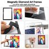 SKRYUIE 16x20 Inch Diamond Art Kits for Adults Frames - Magnetic Self-Adhesive, 6-Pack (Black) - Perfect for 14x18 Inch Artwork Paint by Numbers - Suitabble Frames Painting for Wall Window Door view 4