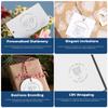 Custom Made Personalized Library Embossing Seal - 1-5/8 Size Hybrid Solace-Giving Vase Design - Ideal Custom Made Home Library Embossed Stamp for Bar/Bat Mitzvah Students and Book Lovers - Gift Idea view 3
