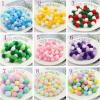 10000 Pieces 0.4 Inch Craft Pom Poms, Christmas Fuzzy Pompom Puff Balls, Small Pom Pom Balls for DIY Arts, Crafts Projects, Christmas Home Decorations (C51-Coral) view 4