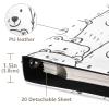 KJIZMO Cute Bears Photo Album for Family Wedding Picture Anniversary 3-Ring DIY Picture Book Leather Cover Photo Album Self-Stick Scrapbook view 4
