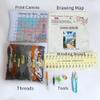 Amcdjkery Landscape Cross Stitch Kits for Adults,Landscape Under The Blue Sky,Embroidery Starter Kit for Beginners Adults,DIY Cross Stitch Kit for Craft Lover Learn Hand Stitch,40x50 cm view 3