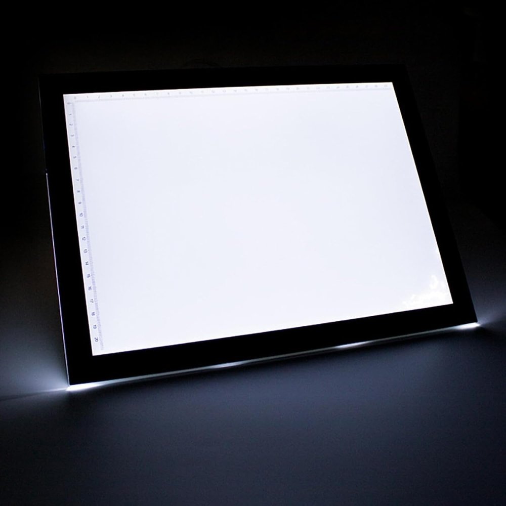 Art Tracing Board, Portable A1/A2/A3 Light Box Drawing with Acrylic Panel, Infinite Dimming and Brightness Memory Function, for Artists, Diamond Painting, Stencilling, Sketching, Animation.(A3)