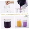 IWOWHERO 2 Sets Candle Making Set Complete Candle Making Kit with Jars Tealight Cases Wick Cups Perfect for DIY Projects Christmas Wedding Parties view 2