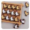 16Pcs Chicken Silicone Focal Beads, Cute Animal Silicone Bead, Loose Spacer Beads, Animal Shaped Printed Rubber Bead, for Adults Jewelry Making DIY Keychains Pens Bracelets Crafts view 3