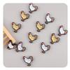 16Pcs Chicken Silicone Focal Beads, Cute Animal Silicone Bead, Loose Spacer Beads, Animal Shaped Printed Rubber Bead, for Adults Jewelry Making DIY Keychains Pens Bracelets Crafts view 4