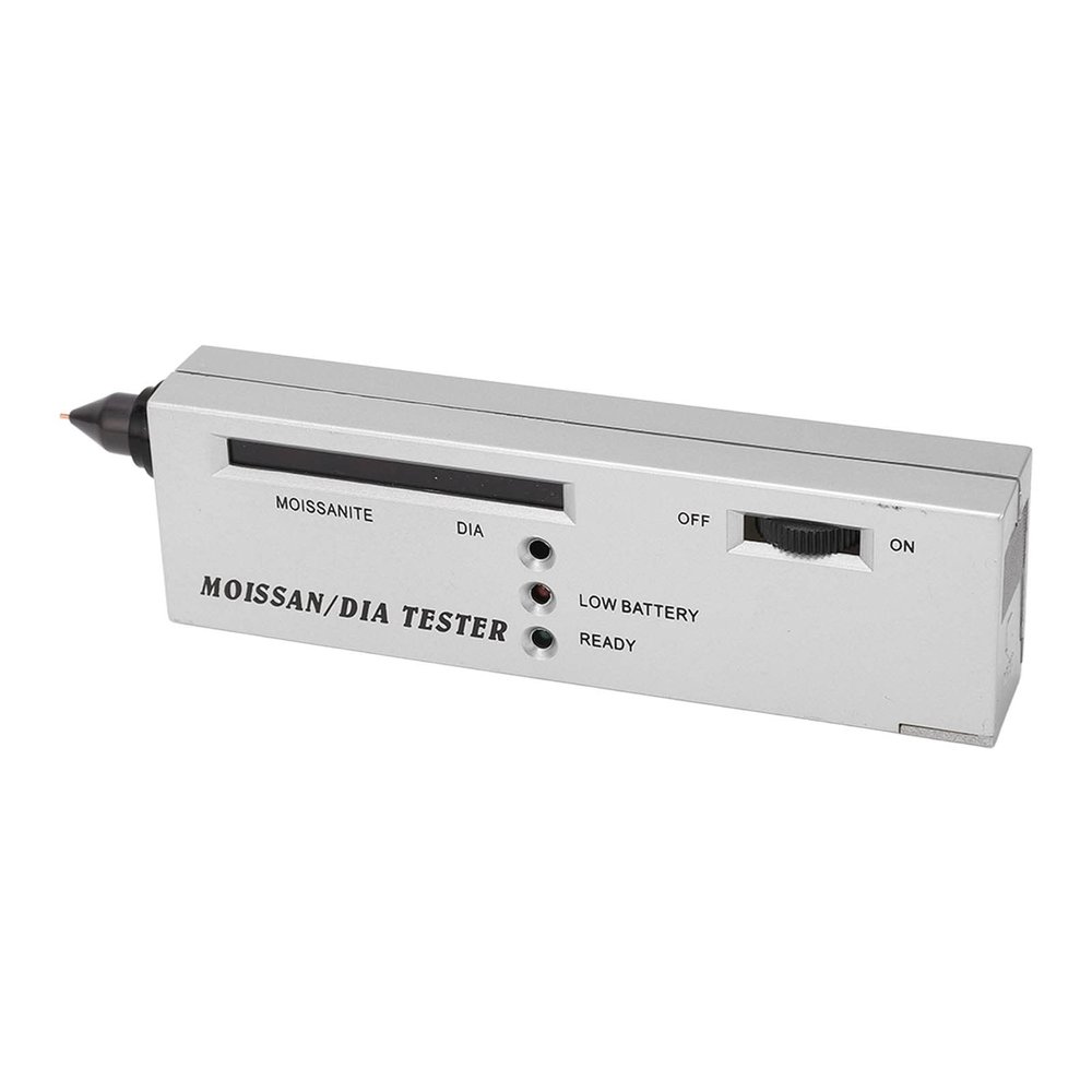 Portable LCD Display Tester for Jewelry Stores & Labs LED Indicator Testing Tool Compatible with Gold, Silver, and Items