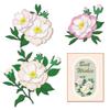 DELORIGIN Camellia-Flower Cutting Dies Layering Petals Dies Cut Metal Die Cuts Embossing Stencils Template Dies for Card Making Decoration DIY Scrapbooking Photo Album Paper Crafts Wedding Invitation view 1
