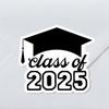 120 Pcs Class of 2025 Custom Shaped Stickers - Class of 2025 Gift Stickers, Cute & Fun School Seals for Graduation Party Decorations view 2
