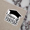 120 Pcs Class of 2025 Custom Shaped Stickers - Class of 2025 Gift Stickers, Cute & Fun School Seals for Graduation Party Decorations view 3