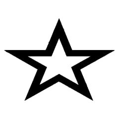 Mini Branding Irons, Mini Symbol Brands, Hat Brand - for Branding Hats, Leather, Boots, Felt, Wood. Made in USA (1" Star Outline)