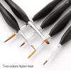 HBJWOV 15Pcs Miniature Detail Paint Brushes Set Multiple Models with Triangular Handle Nylon Hair Acrylic Painting Thin Hook Line Brush view 3