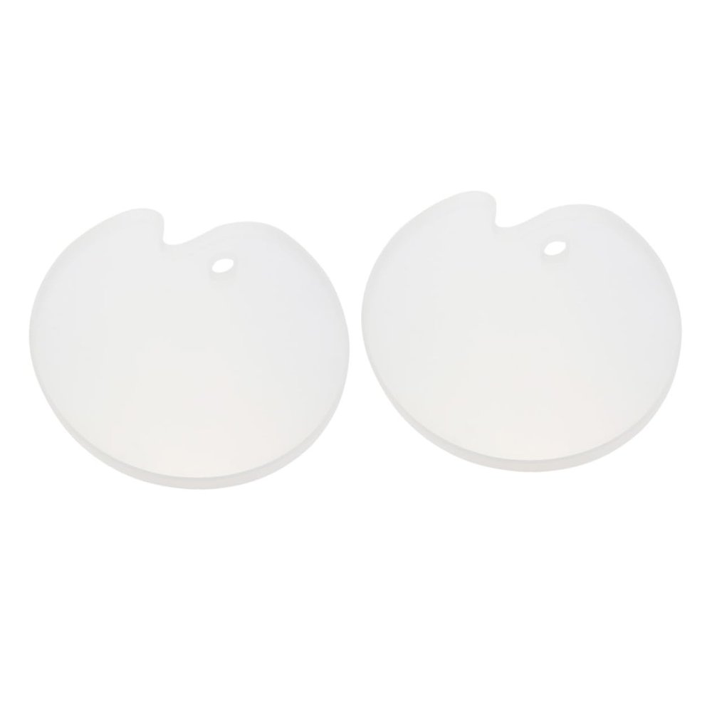 IWOWHERO 2pcs Silicone Epoxy Resin Molds for Handicraft Home Decoration Drip Resin Mixing Palette and Easy to Demold for Projects