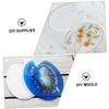 IWOWHERO 2pcs Silicone Epoxy Resin Molds for Handicraft Home Decoration Drip Resin Mixing Palette and Easy to Demold for Projects view 2