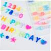 CORHAD 2pcs Alphabet Number Silicone Molds DIY Epoxy Craft Molds Letter Number Stencils view 2