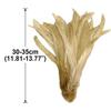 Gumney 100PCS Rooster Tail Feathers, 11.81-13.77 Inch Natural Feathers for Wedding Holiday Themed Party Hats Costume Decoration DIY Crafts, Light Gold view 2