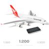 QIYUMOKE 1/200 Scale Airplane Model Australia A380 (14-inch L) for Airbus A381 Model Plane with Display Stand for Adult Pre-Built Model kit Airplane Collection Creative Tabletop Displays view 2