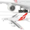 QIYUMOKE 1/200 Scale Airplane Model Australia A380 (14-inch L) for Airbus A381 Model Plane with Display Stand for Adult Pre-Built Model kit Airplane Collection Creative Tabletop Displays view 4