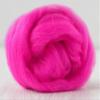 100% Merino Roving Tops Extra Fine 19 Micron Dyed in Italy Weaving, Felting, Spinning | Pink + Red Colors (Shocking Hot Pink, 30 gm (1 oz)) view 1
