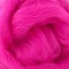 100% Merino Roving Tops Extra Fine 19 Micron Dyed in Italy Weaving, Felting, Spinning | Pink + Red Colors (Shocking Hot Pink, 30 gm (1 oz)) view 3