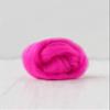100% Merino Roving Tops Extra Fine 19 Micron Dyed in Italy Weaving, Felting, Spinning | Pink + Red Colors (Shocking Hot Pink, 30 gm (1 oz)) view 4