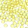PATIKIL 1.1LB Flat Marbles, 15mm (0.59") Mini Acrylic Gems for Vases Filler Glass Beads Fish Tank Table Scatter Home Decor DIY Crafts, Yellow view 1