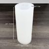 PRETTYLIFE Flower Cylinder Candle Molds Floral Vine Pillar Thick Silicone Molds for Candle Making Soaps Resin Clay Home Decoration Crafts DIY view 2