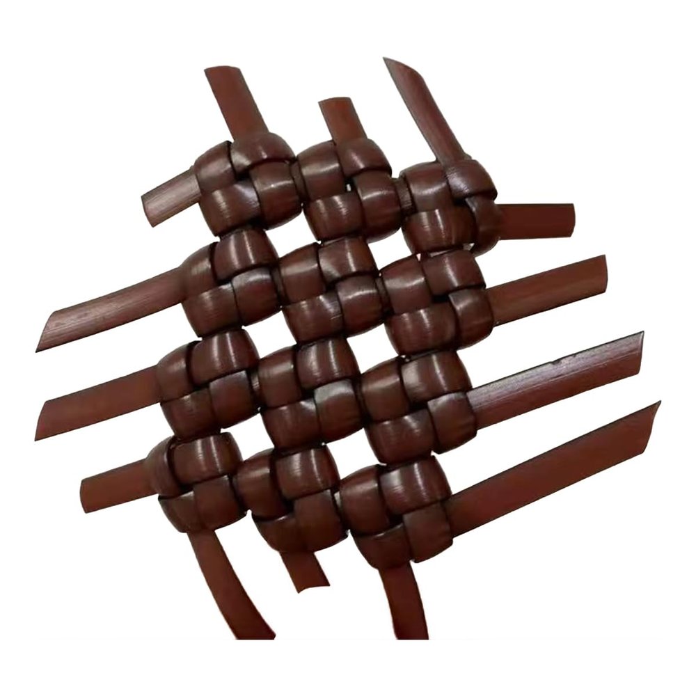LKXHarleya 5mm Flat Plastic Rattan, 500g Waterproof Synthetic Rattan Repair Material Weaving & Repair Vinyl Ribbon for Garden Patio Chair Table
