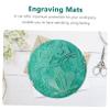Beatifufu 4pcs Plastic Engraving Plates for DIY Printmaking Green Soft Carving Boards for Artists and Craftsmen for Woodblock Printing and Handcraft Projects view 3