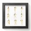 OLYCRAFT 9pcs 1.6x1.6 Inch Gods of Egypt Metal Stickers Egyptian Characters Self Adhesive Gold Stickers Egypt Theme Metal Gold Stickers for Scrapbooks DIY Resin Crafts Phone Decor view 4