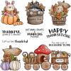 Alxjejo 2025-2026 Stamps and die cuts for Card Making,Metal Dies&Silicone Makeing for DIY Card Birthdays,Valentine's Day Christmas Stamps and Dies for Card Making,Thanksgiving view 3