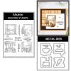 Alxjejo 2025-2026 Stamps and die cuts for Card Making,Metal Dies&Silicone Makeing for DIY Card Birthdays,Valentine's Day Christmas Stamps and Dies for Card Making,Thanksgiving view 1