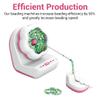 Electric Bead Spinner, USB Clay Bead Spinner Effortless Spinner Bracelet Making Machine with 3 Bead Needles for Jewelry Bracelet Necklaces Making DIY view 4