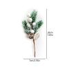 10 PCS 8 in Artificial Christmas Floral Picks, Berry Stem Pine Branch, Pine Branches with Pinecones Holly Leaves for Vase Floral Arrangement Crafts Holiday Christmas Wreath Decor view 2