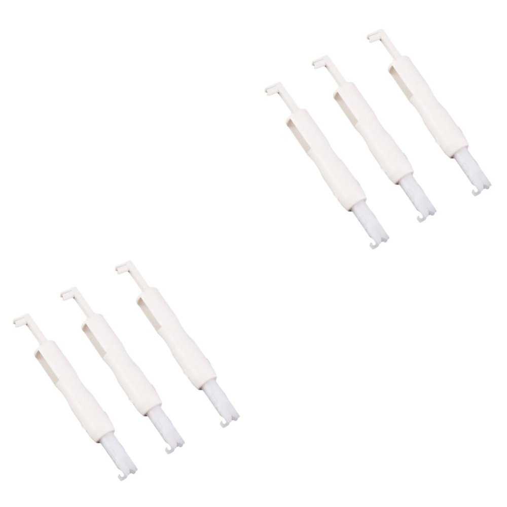 Hohopeti 6pcs Automatic Needle Threader for Sewing Machine Double-Function Needle Inserter Threader Tool Easy Sewing Accessory for Seniors