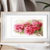 RIOLIS - Gorgeous Azalea 2258, Floral Cross Stitch Kit 11"x9, Cross Stitch Kit for Beginners & Advanced, Crossstitching Kits Adult, Counted Stitching Kits, Flowers Embroidery Kit view 3