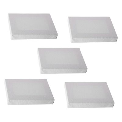Beatifufu 5pcs Practical DIY Mini Oil Painting Frames Canvases Painting Supplies for Beginners
