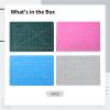 4 Pcs Non-Slip A5 Self-Healing Cutting Mats, Single-Sided Grid Boards 8.7 X 5.9 Inches For Crafts Quilting Sewing, Pvc In 4 Colors view 3