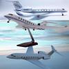 DKHOUN 17.7 1:50 Scale Airplane Model G650 Gulfstream Airplane Collectibles Model Airplane ABS Plastic Resin Alloy Material Model Jets for Decoration or Gift(LED-Upgraded) view 1