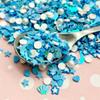 Deep Sea Fishing Shaker Sprinkle Mix, Assorted Rhinestone, Resin Caviar Pearl, Polymer Clay Fake Sprinkles, Decoden Funfetti Jimmies (Blue, 15 gram bag) view 2