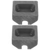 PLAFOPE 2pcs Gold Silver Copper Graphite Ingot Mold for Melting and Casting Shaped Design for Jewelry and Science Education for Volume Projects view 1
