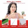Beatifufu Felting Needles Kit Felting Starter Kit Wool Felt for DIY Craft Projects view 2