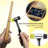 Ring Sizer Measuring Tool Kit Ring Mandrel Sizing Kit Finger Ring Size Measurer Ring Shaper to Fix Bent Rings Resize Repair Jewelers Mandrel and Hammer Ring Size Adjuster (WOOD-12PCS) view 3