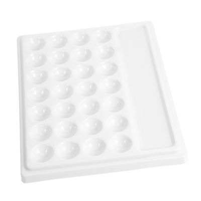 Beatifufu 1pc Paint Tray Palette Gouache Tray Oil Watercolor Pigment Plate Portable Palette for Artists Easy Clean